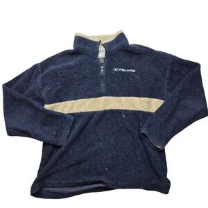 VTG Polaris Fleece Navy Blue Long Sleeve Shirt No Size Outdoor Winter Sports